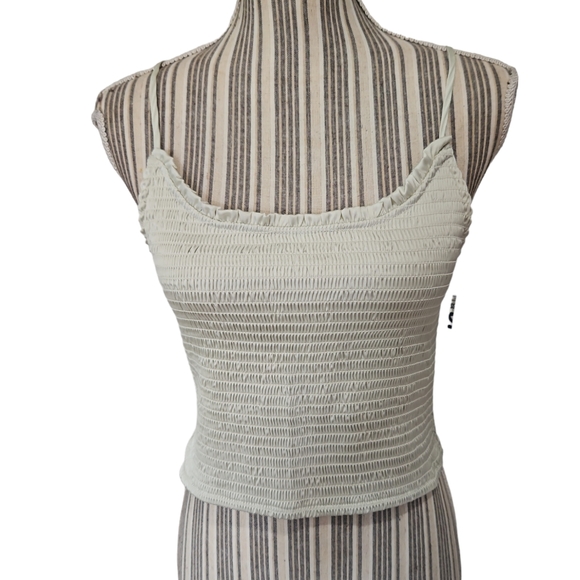 Free People Intimately Right on Time Women Sleeveless Smocked Tank Top/C Size M - Picture 2 of 11